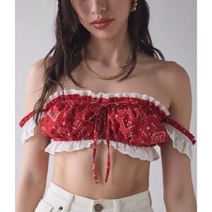 Out From Under Pin Up Picnic Off-The-Shoulder Top BRAND NEW
